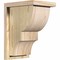 Ekena Millwork Ridgewood Rough Sawn Corbel w/Backplate, Douglas Fir, 8"W x 10"D x 14"H COR08X10X14RID01RDF - alternate 1